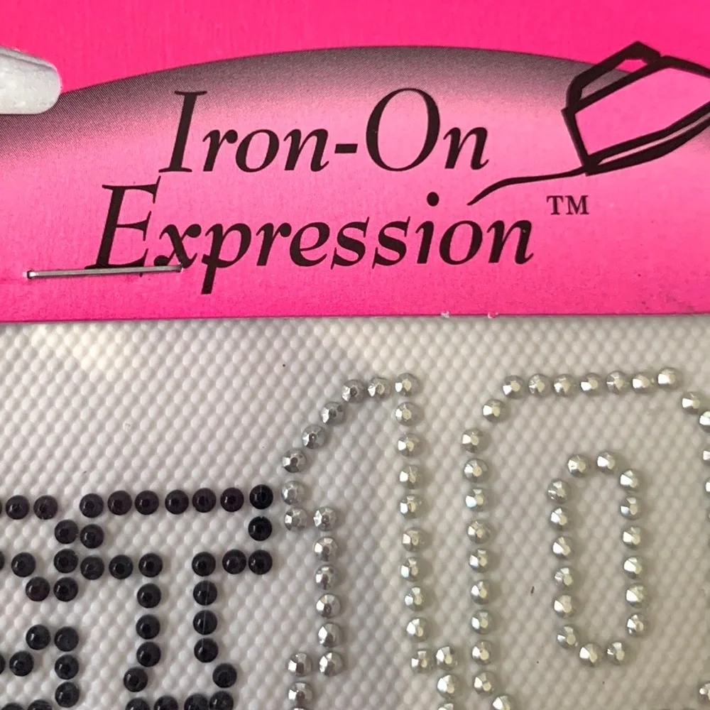 Tulip rhinestone iron