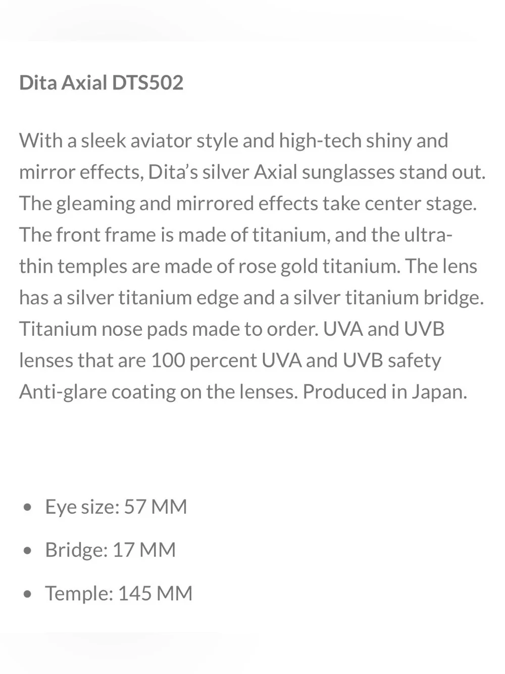 DITA stylish aviator