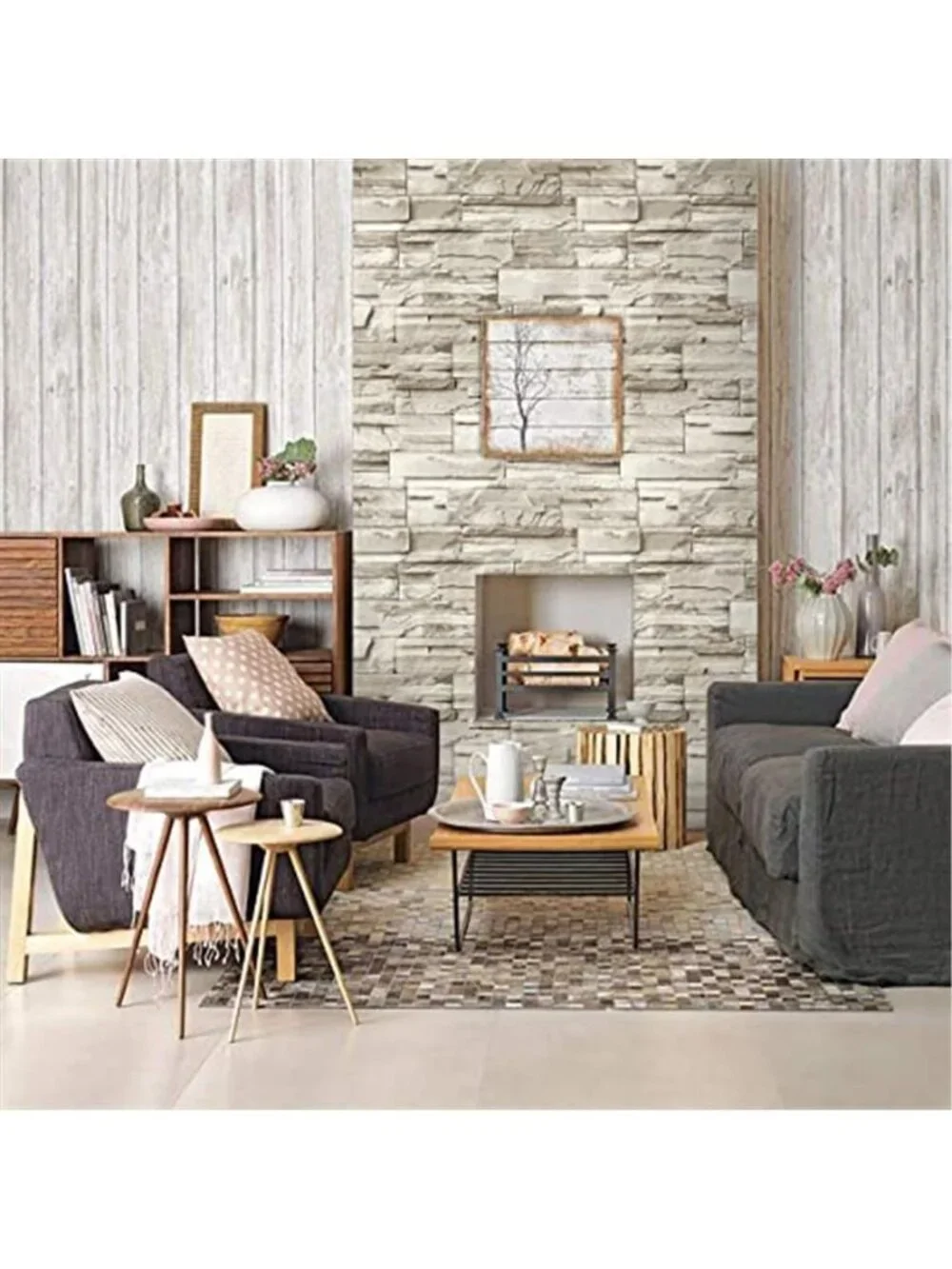 N/A wallpaper stone design