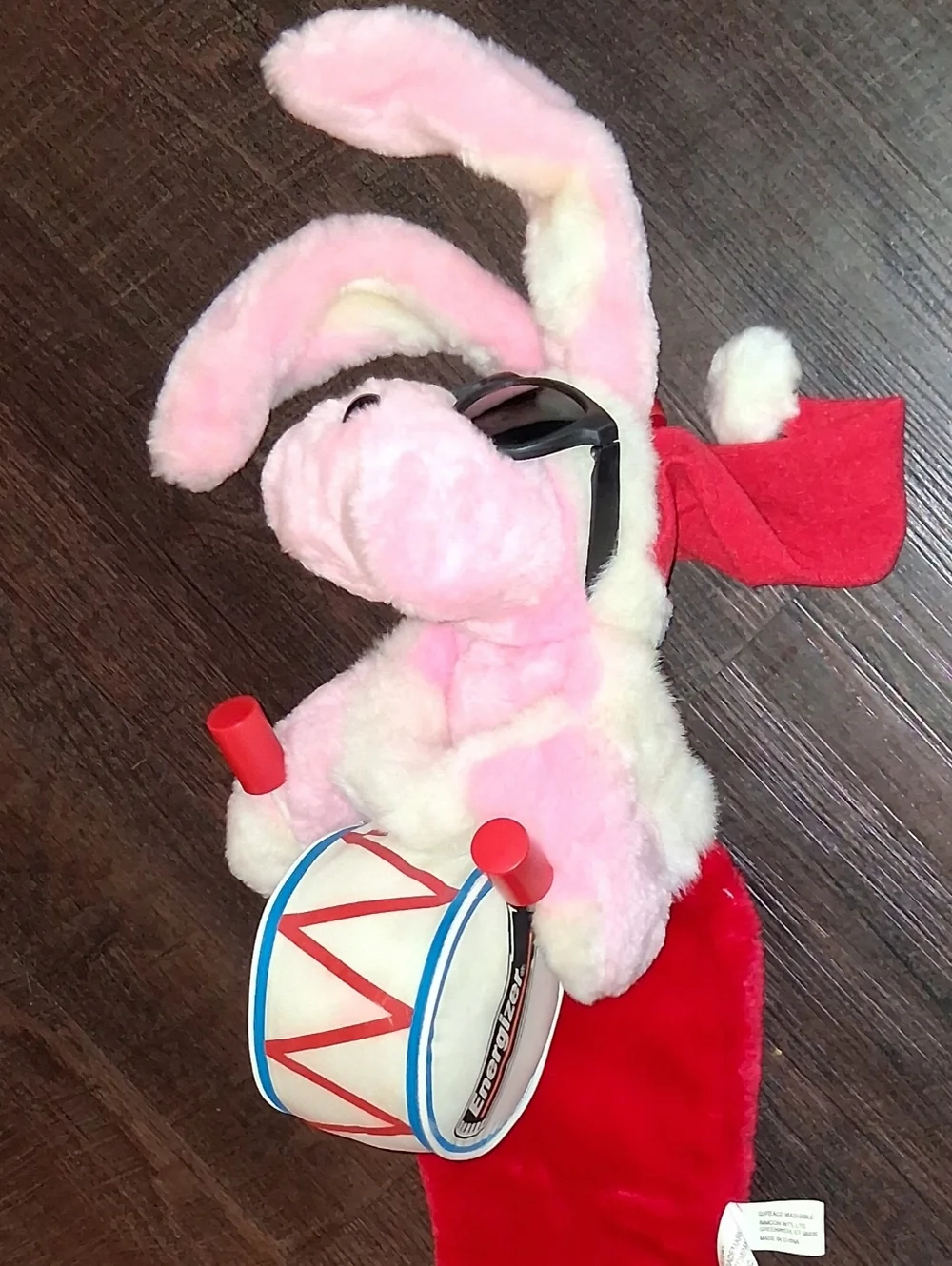 Vintage Energizer Bunny Stocking