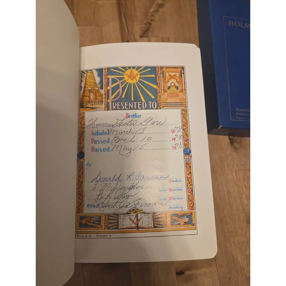 Masonic wear writing