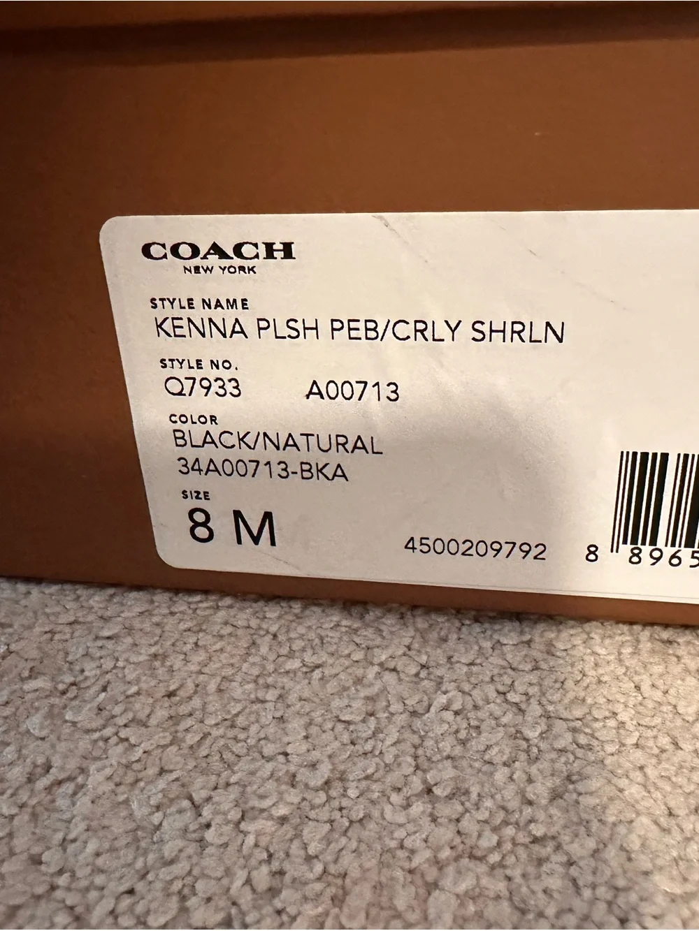 Coach wedge ankle