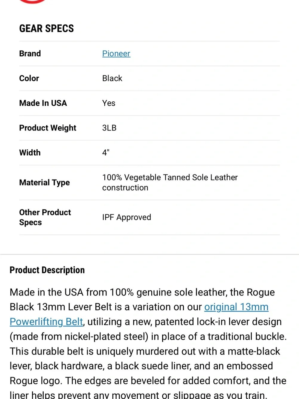Rogue heavy duty