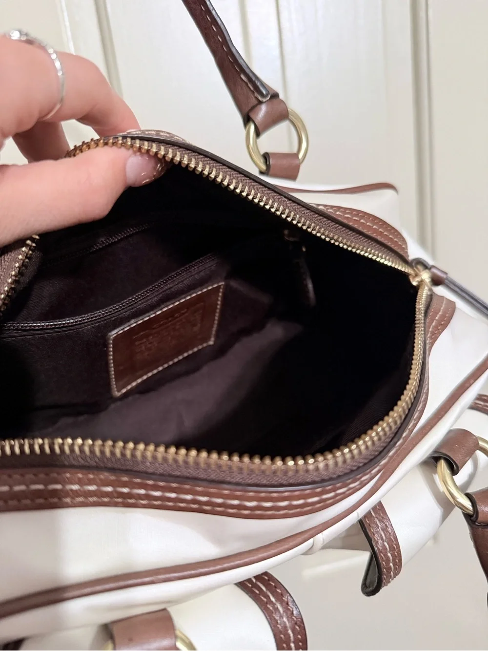 Coach hand bag