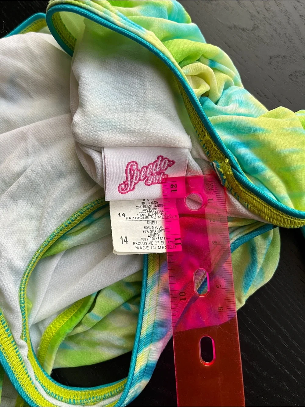 Speedo girls lime
