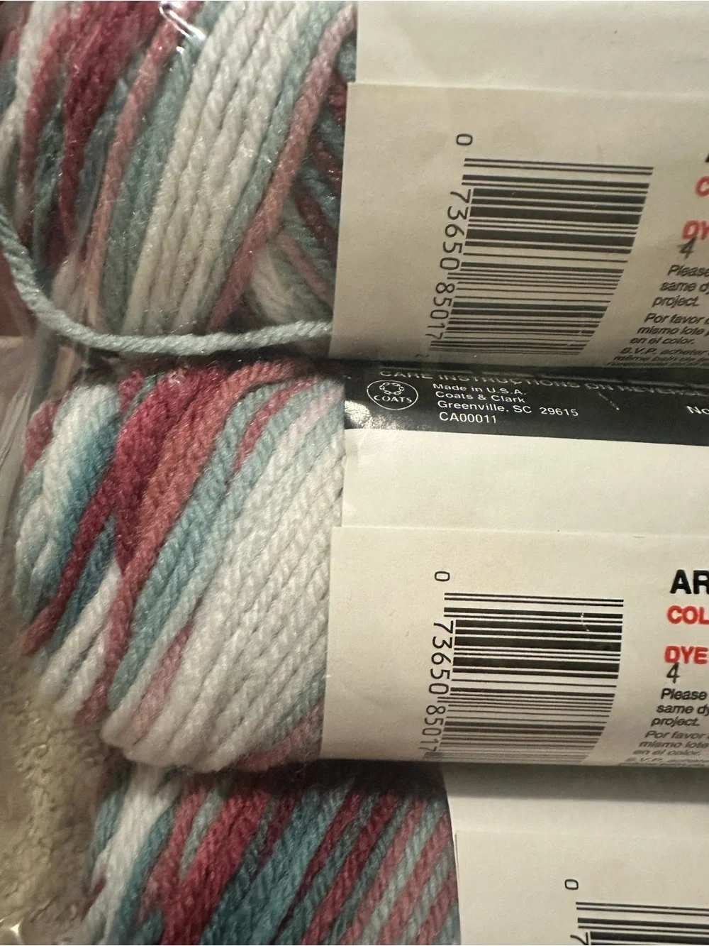 Classic multicolor yarn