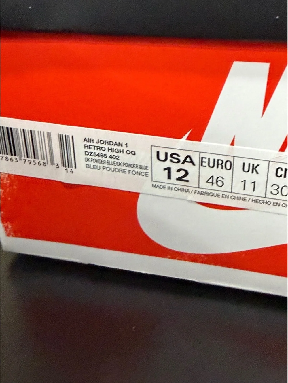 Jordan genuine og new