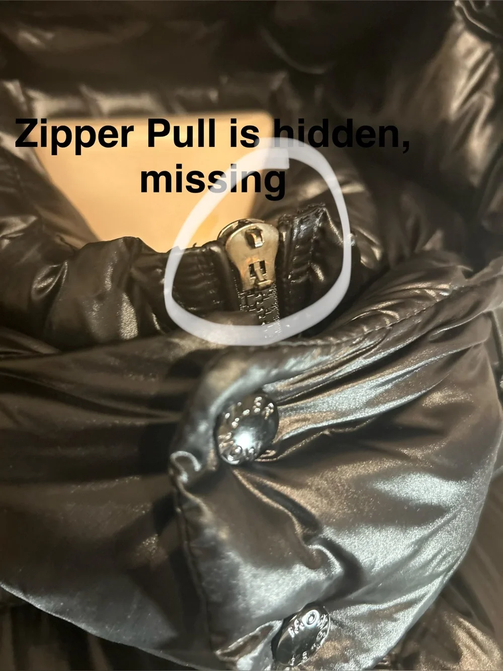 Moncler glossy black