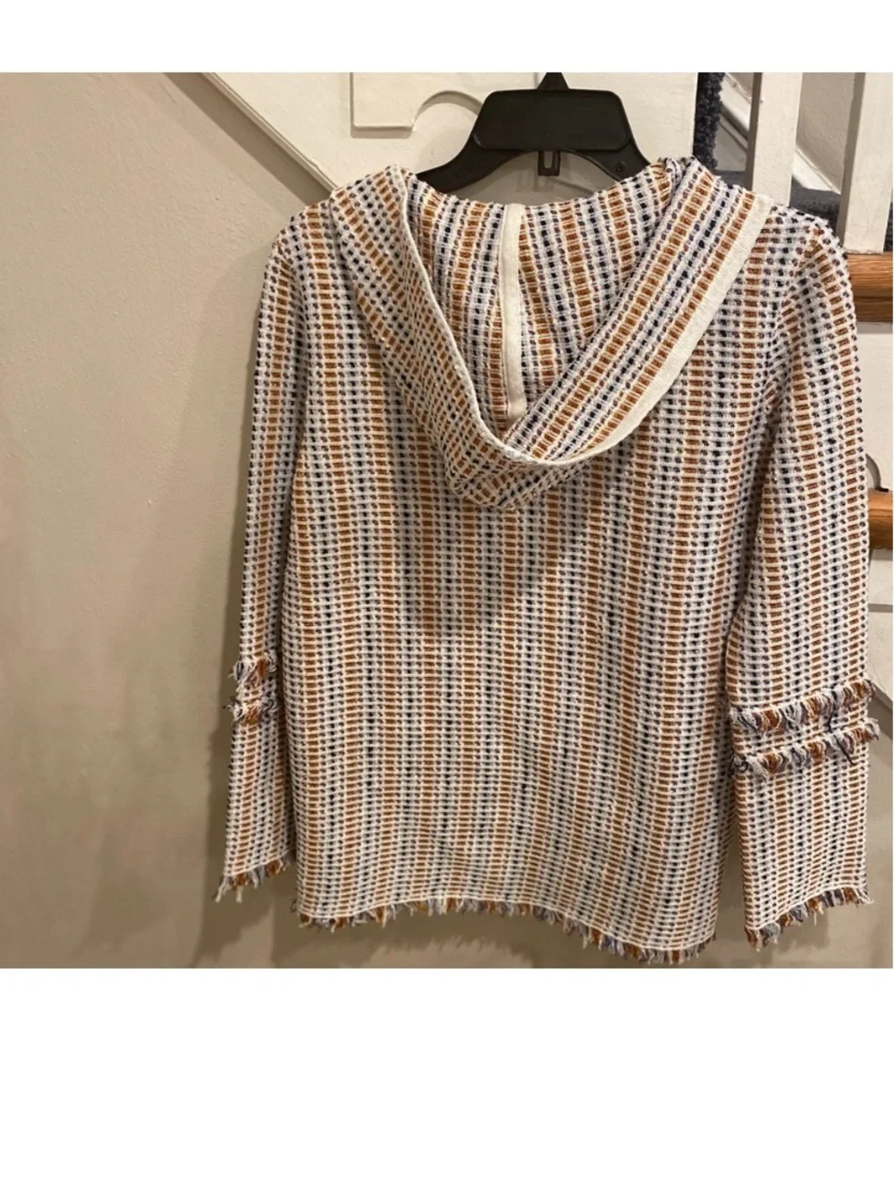 Tory Burch woven hooded