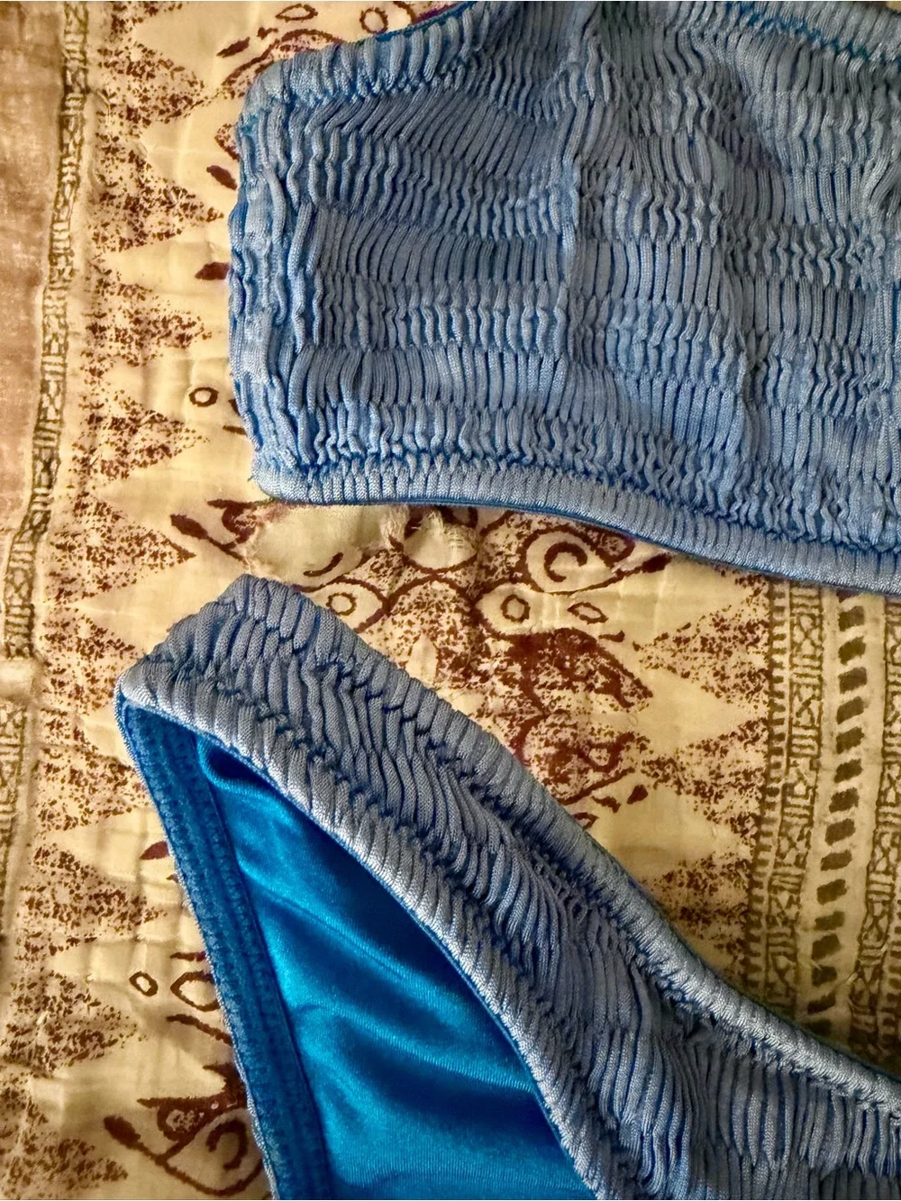 triangl swimwear blue light straps