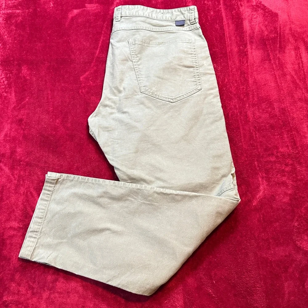 The North Face Mens 38 Regular Olive Green‎ Khaki Outdoor Hiking Stretch Pants