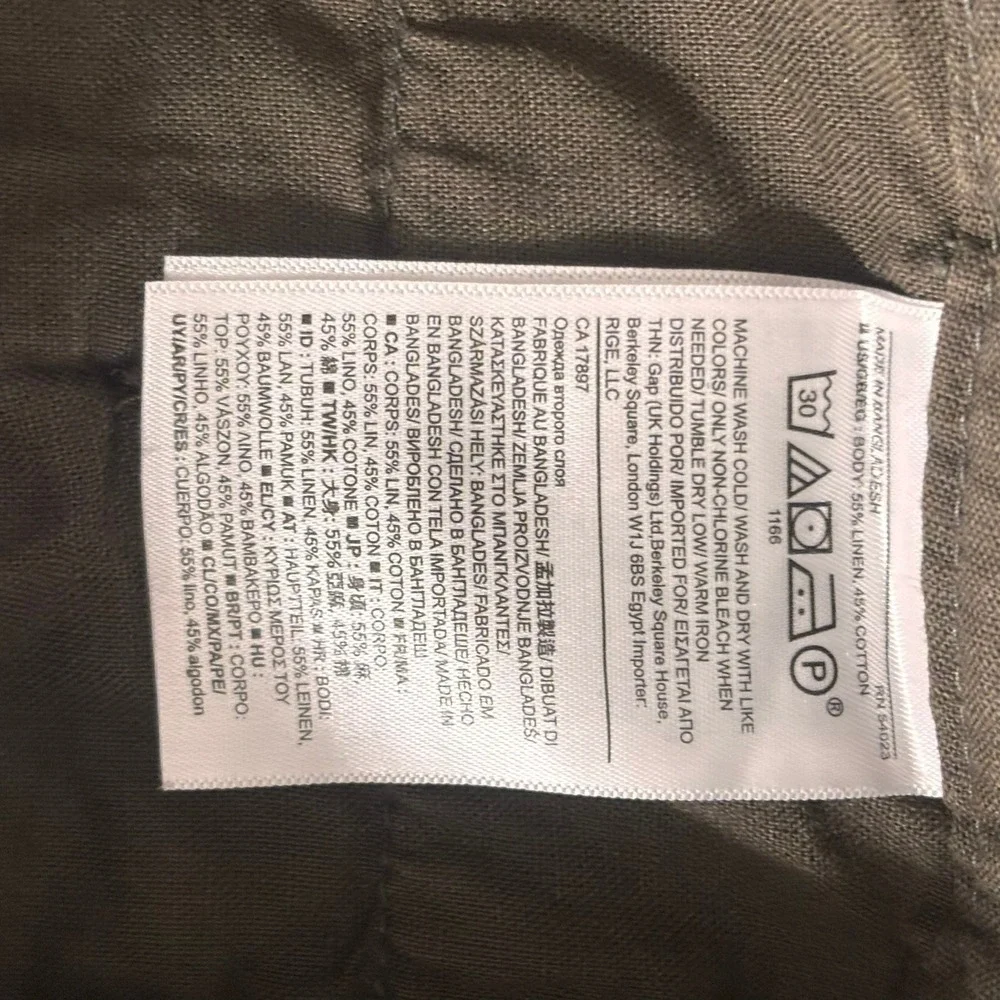 Banana Republic linen blend