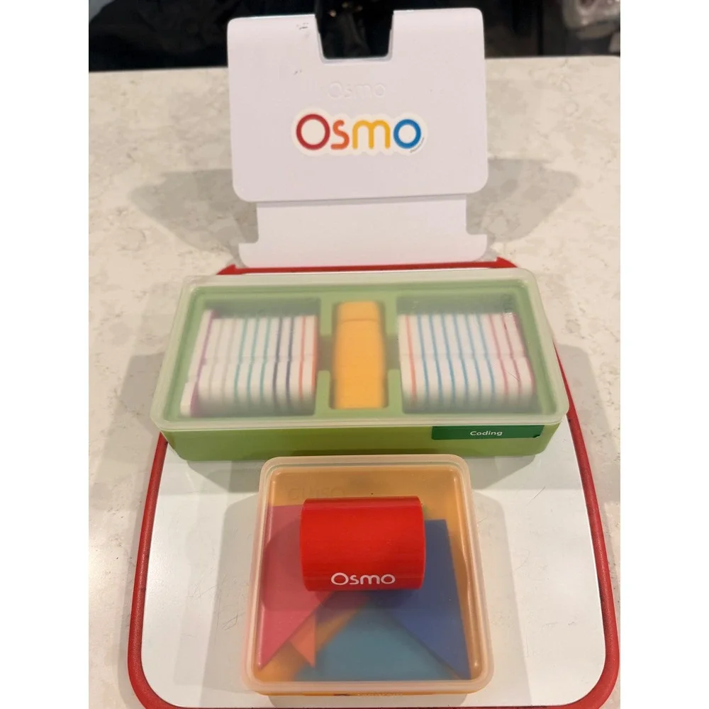 Osmo Learning Bundle iPad Base baby kids Tangram Coding Awbie Creative Board Toy