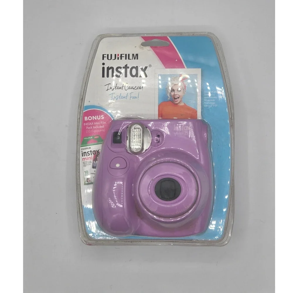 NEW/SEALED! Fujifilm Instax Mini 7S‎ Instant Camera - Purple!