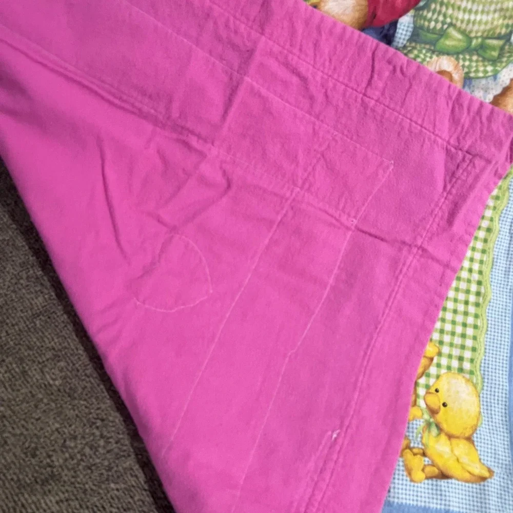 Handmade baby quilt