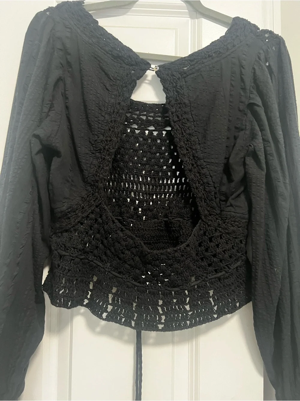 Free People open crochet