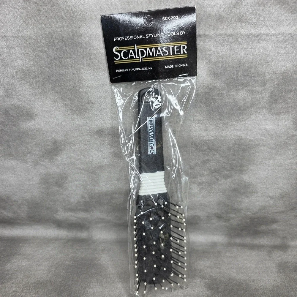ScalpMaster # SC6203 Professional Hair Brush Vented‎ Plastic Ball Tip Bristles