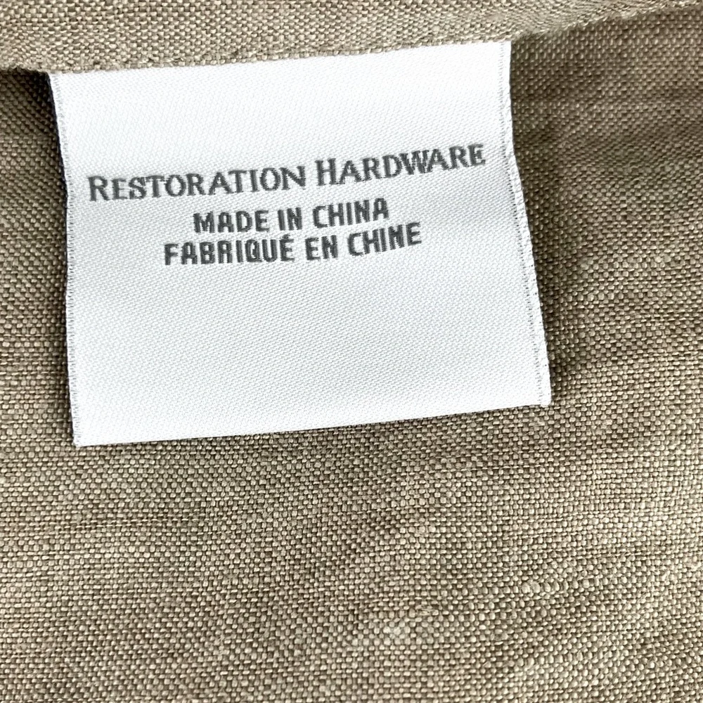 Restoration Hardware excellent stonewashed