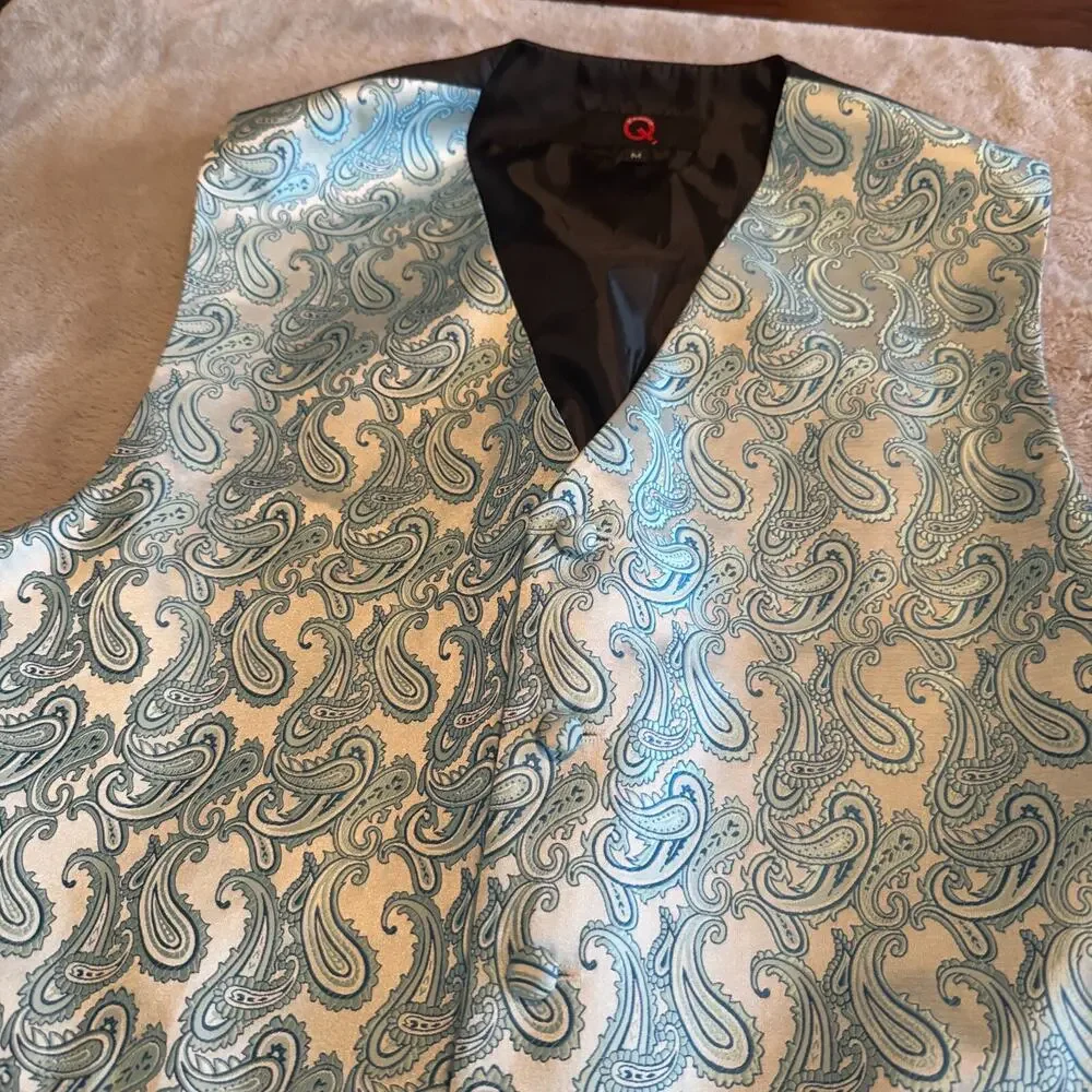 Q blue satin