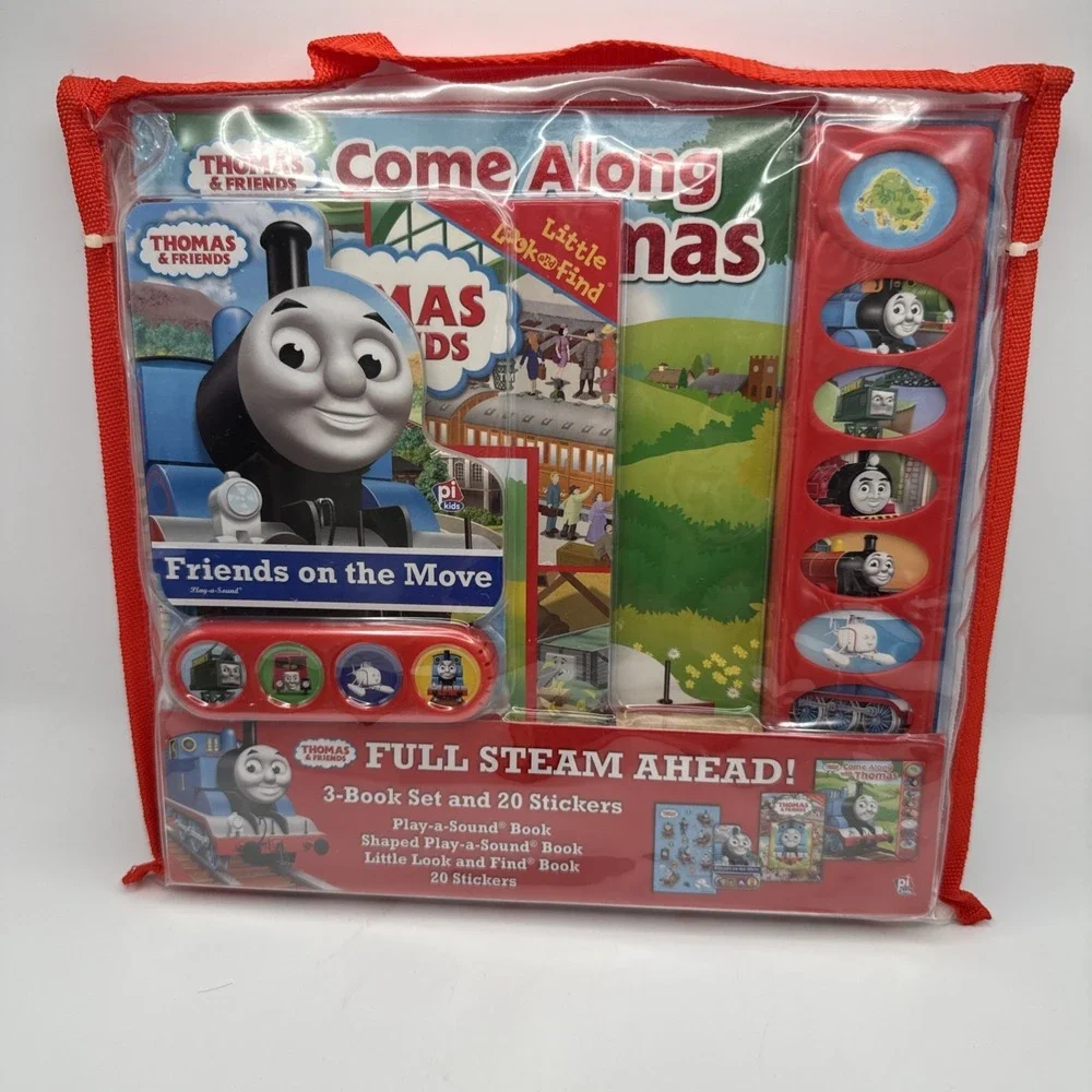 2018 Thomas The Train 3 Book Set And 20 Stickers Gift Set Phoenix International
