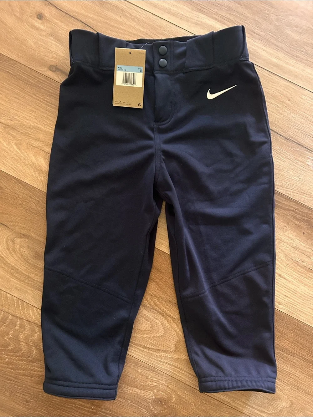 Nike Navy Softball Pants — Girls’ Medium