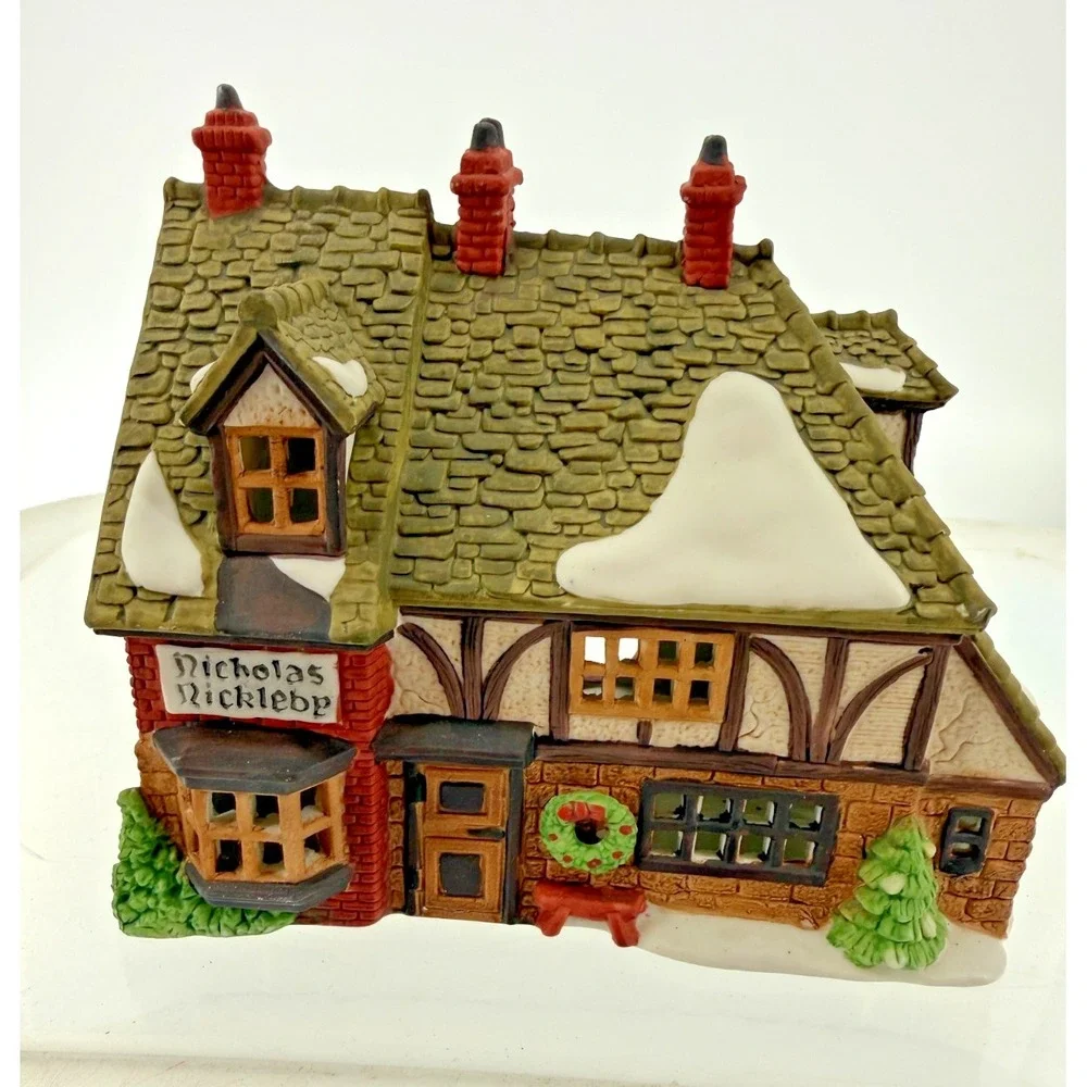 Department 56 Nicholas Nickleby Cottage Dickens Village House 1988