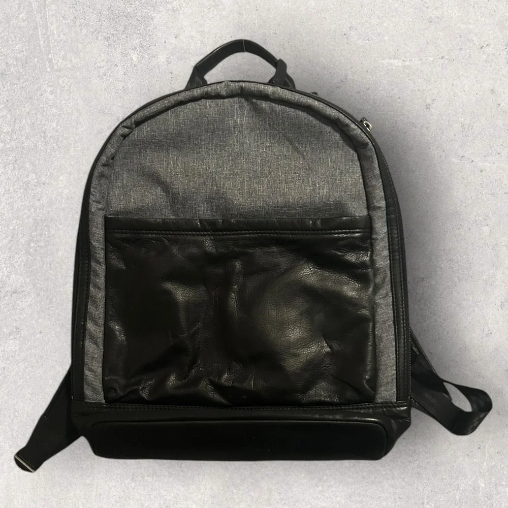 NEW BOCONI Recycled Polyester & Leather Backpack ( DEFECT)