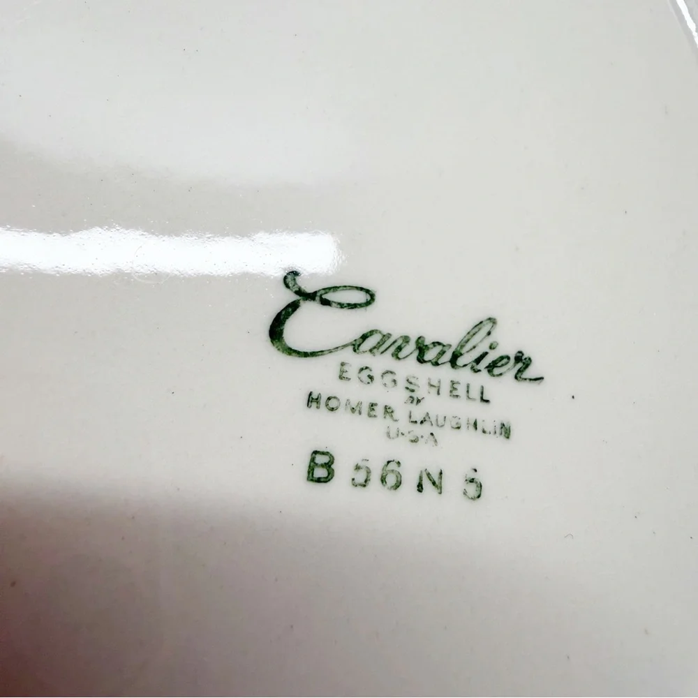 Vtg Homer Laughlin Cavalier Eggshell Persian Garden Serving Platter 15” B56N5