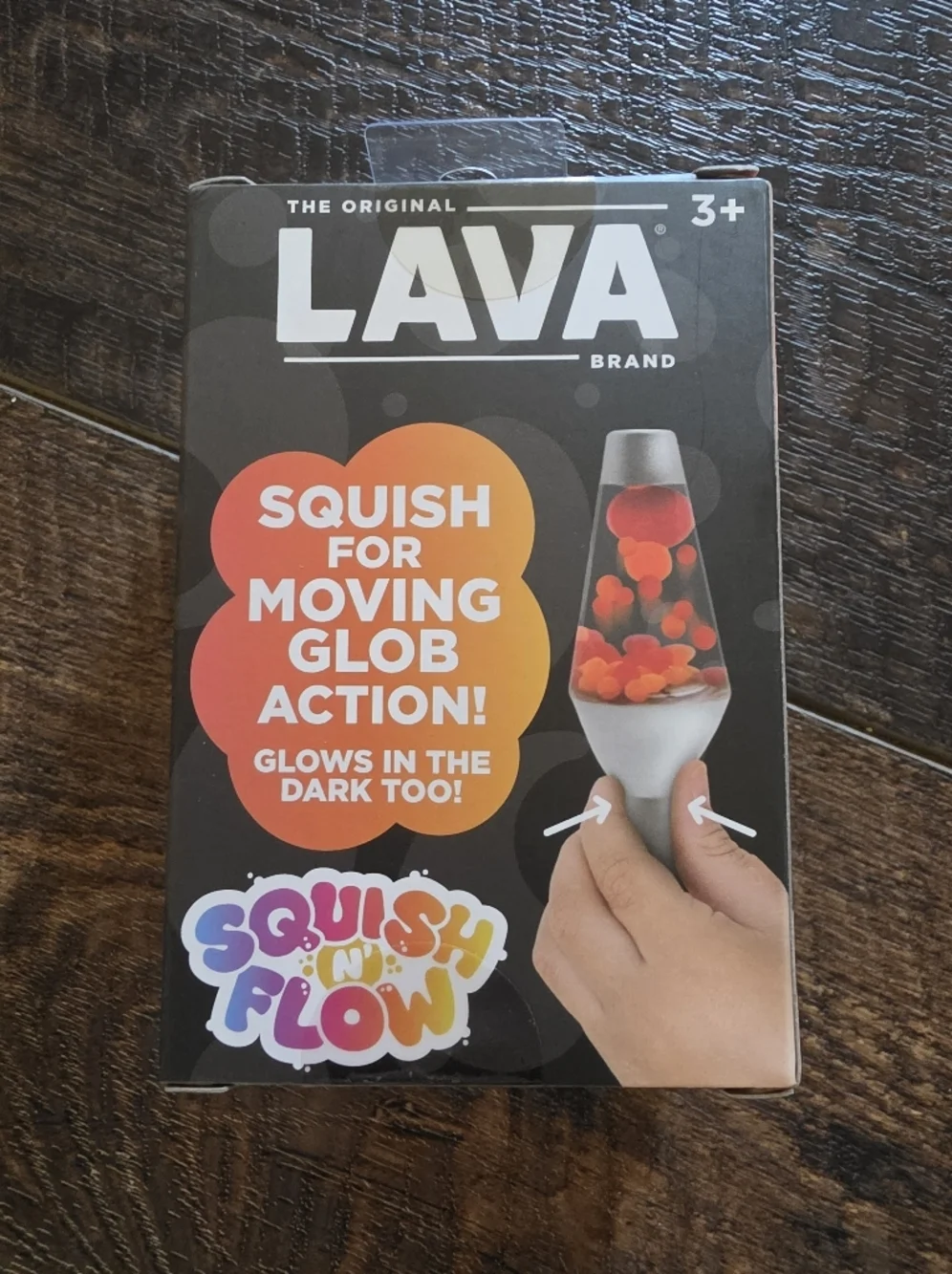 Lava Squish N Flow Glow in the Dark Squishy Fidget Toy Sensory Stress Toy NEW