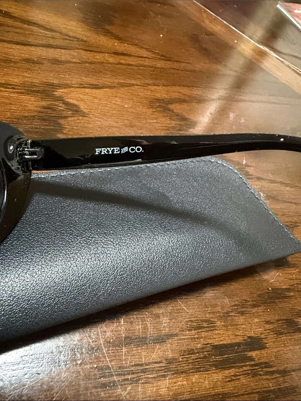 Frye and Co Classic Black Cat-Eye Women's Sunglasses