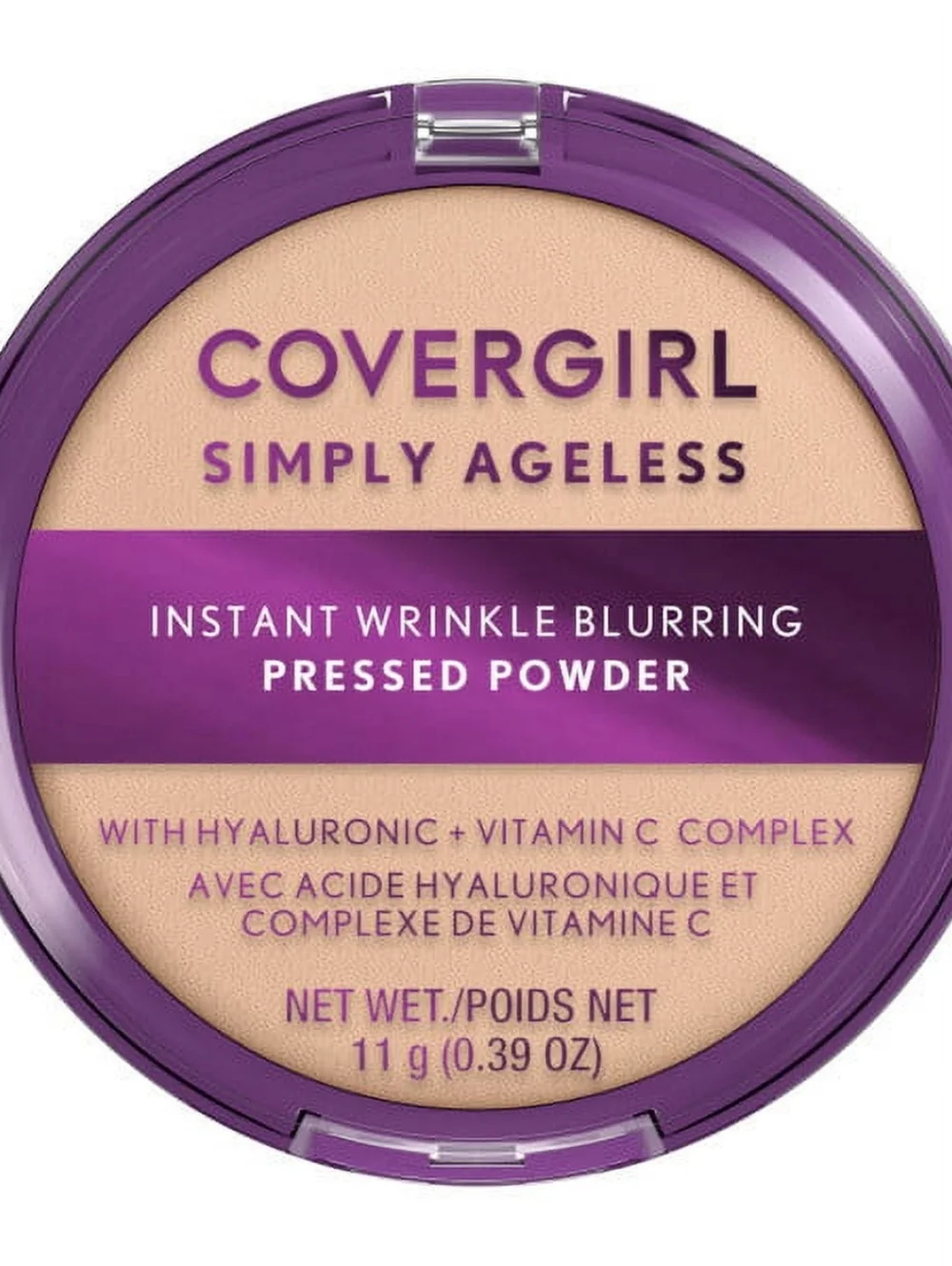 CoverGirl Simply Ageless Wrinkle Defying Pressed Powder, 200 Fair Ivory