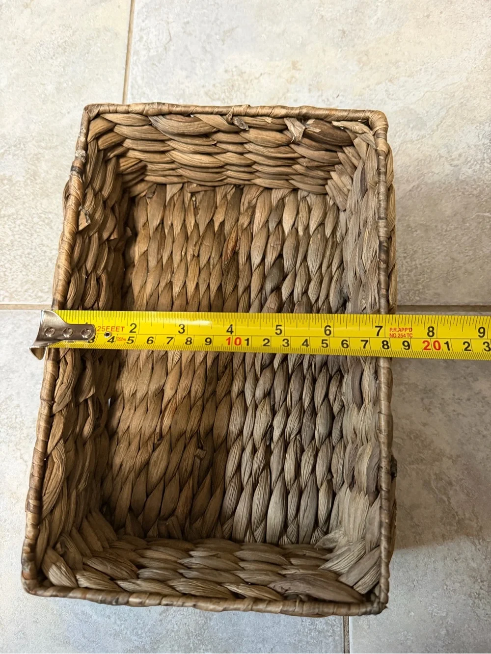 The Container Store details handwoven