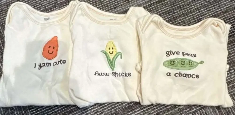 Touched by Nature Baby Organic Cotton Short Sleeve Bodysuit 3-Piece Set with Foo