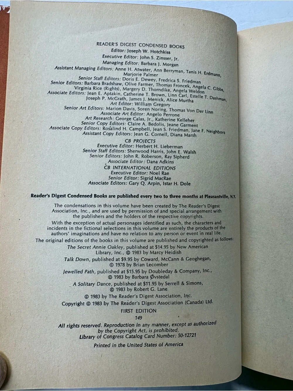 Readers Digest reader digest