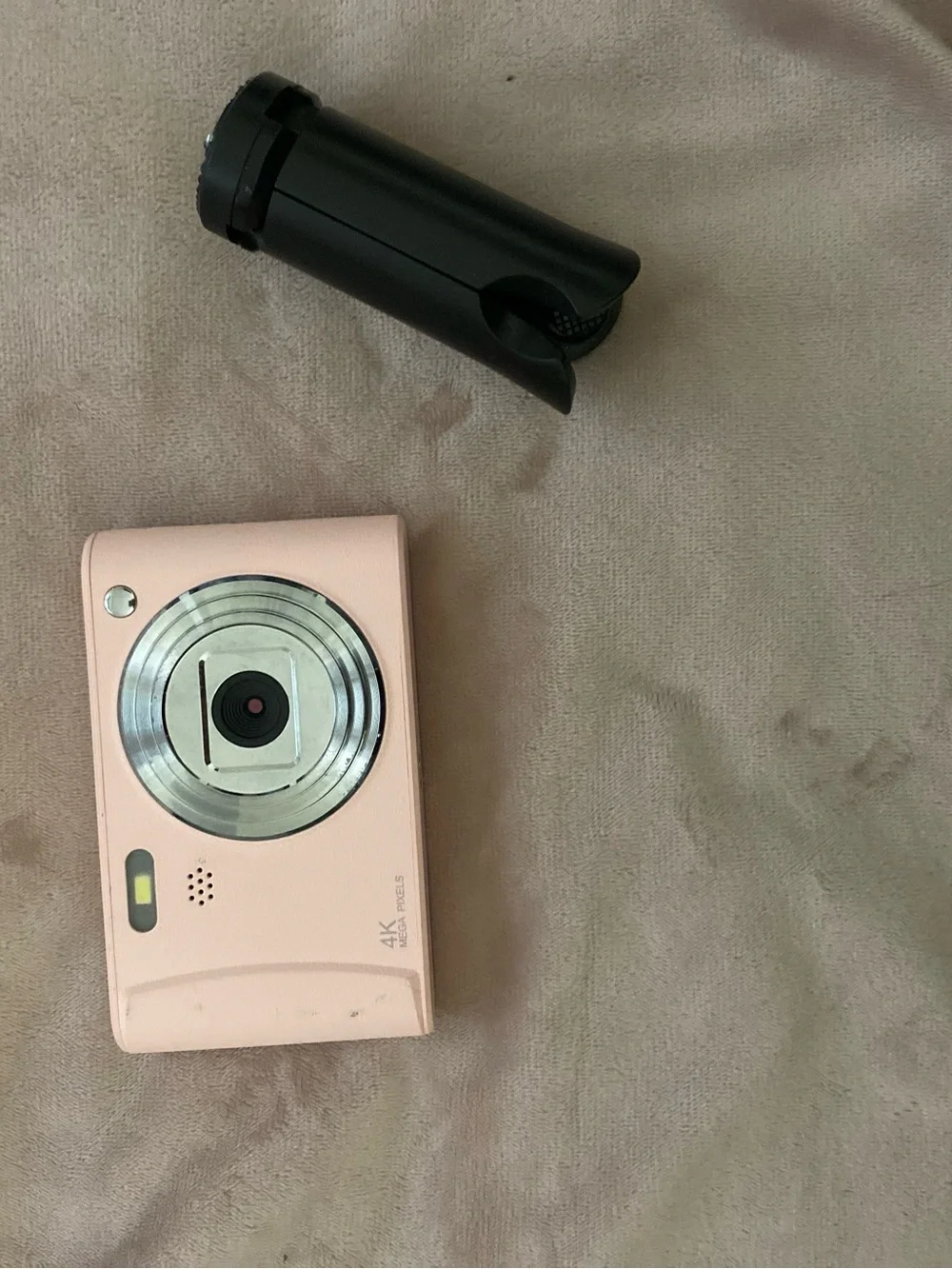 Compact Pink Digital Camera - 4K Ready
