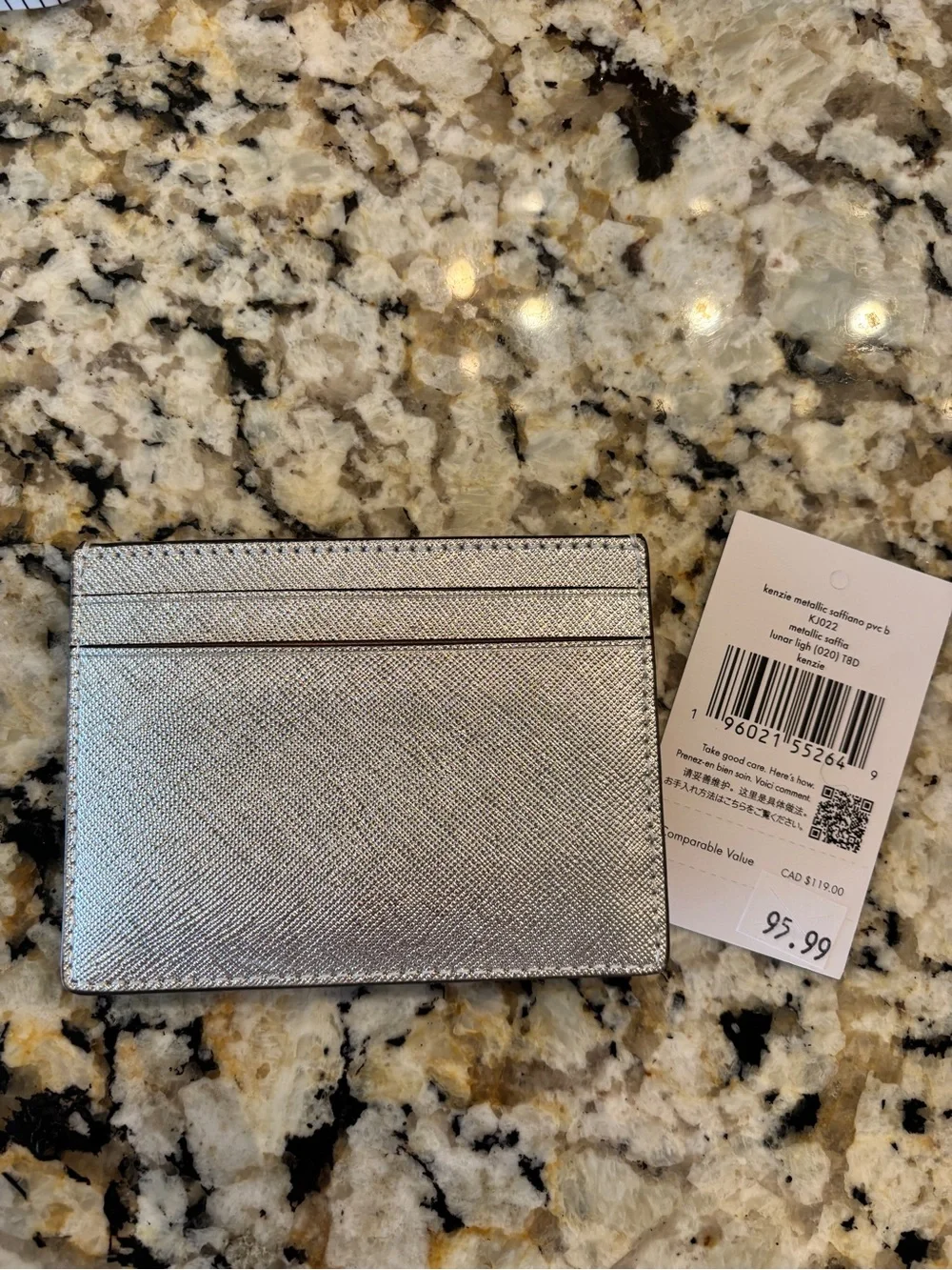 kate spade compact metallic