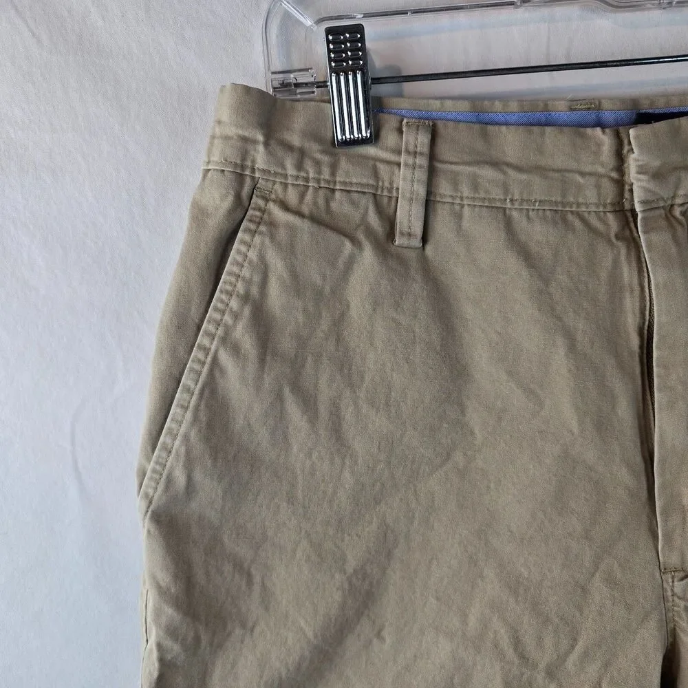 J Crew Shorts Mens 30 Beige Chino Khaki Rivington Casual Preppy Basic Minimal