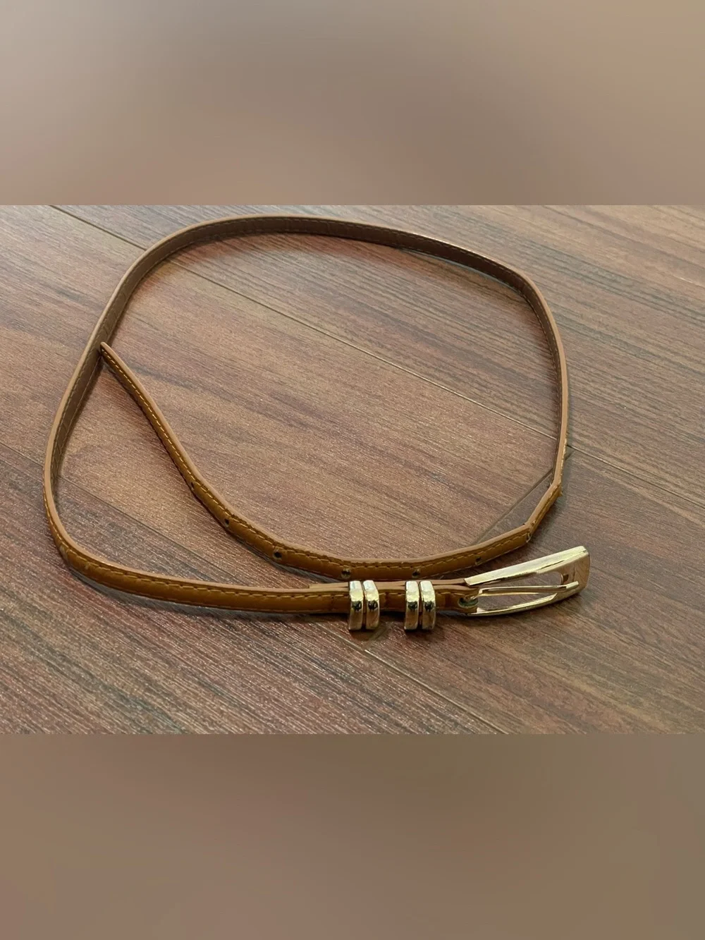 Vintage leather thin