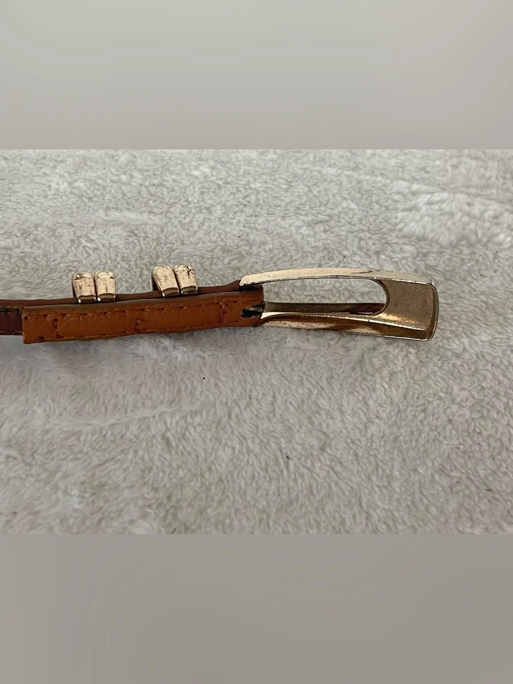 Vintage leather thin