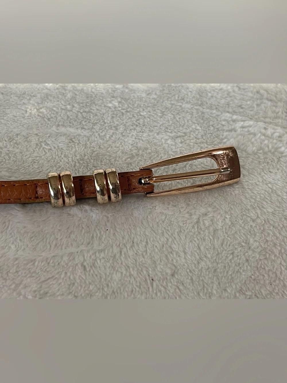 Vintage leather thin