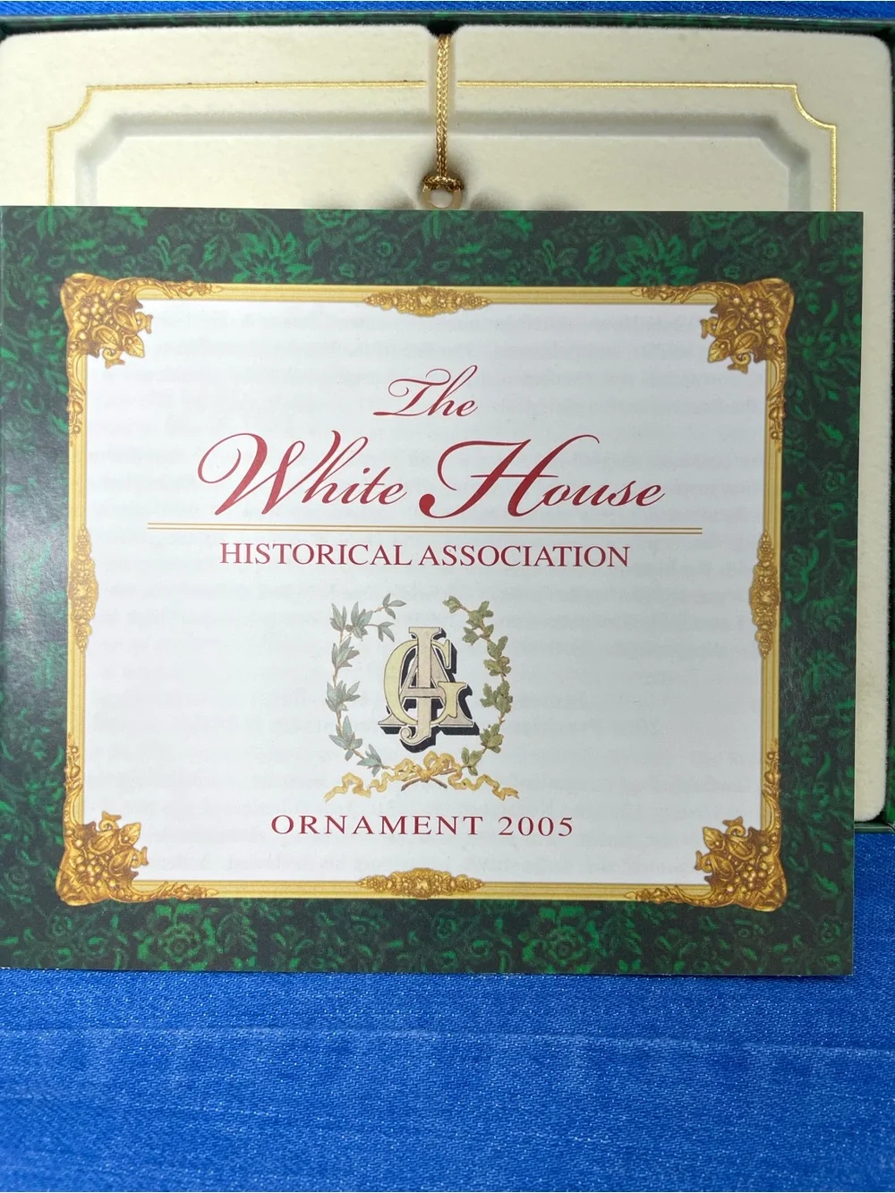 The white house historical association scene holiday elegant