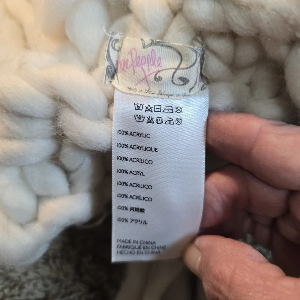 Free People thick os chunky