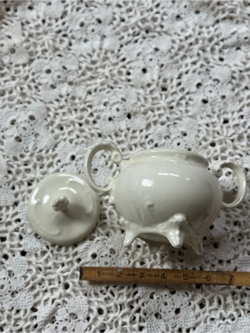 Vintage porcelain sugar