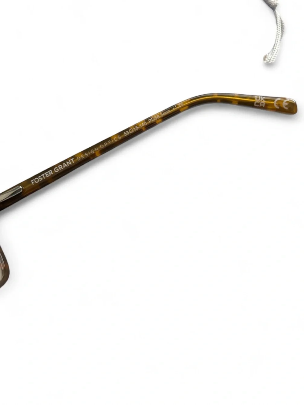Foster Grant Tortoiseshell Square Reading Glasses +1.25