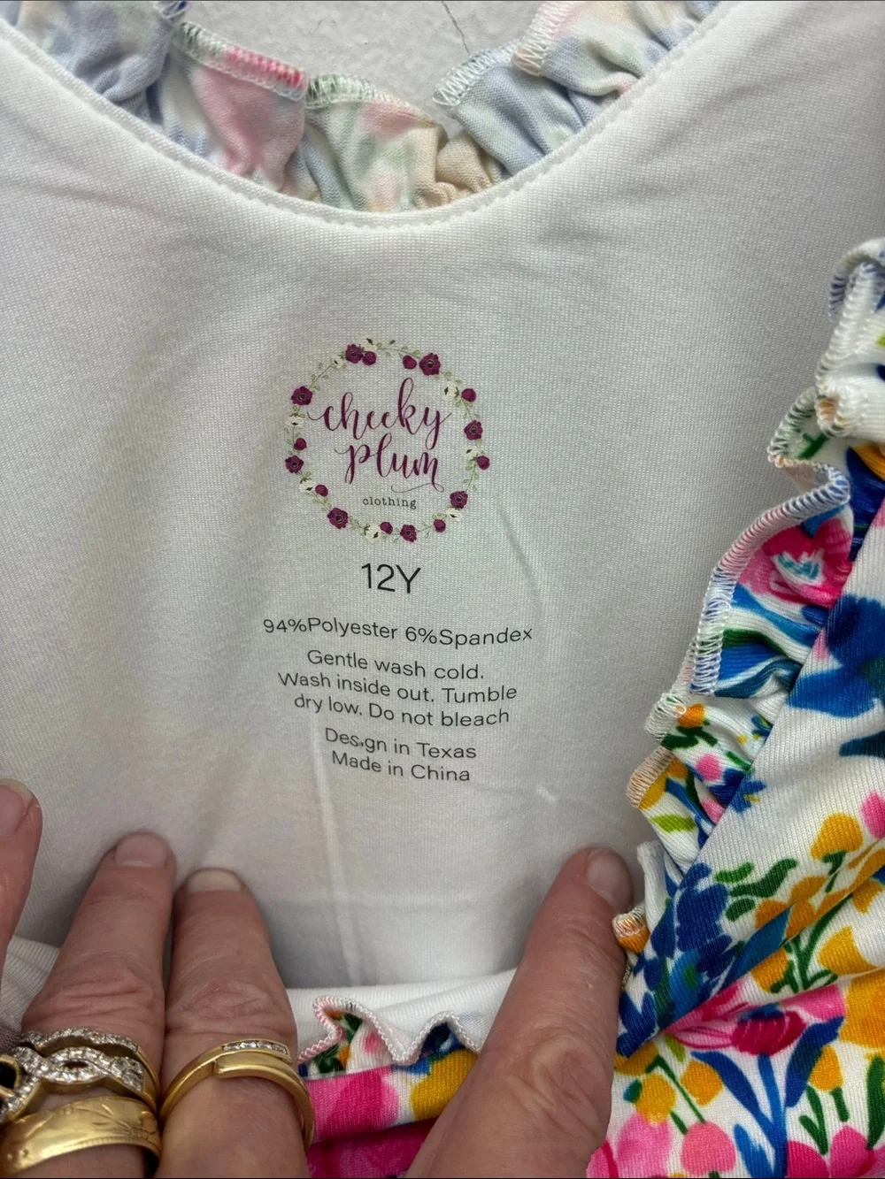 cheeky plum bright floral