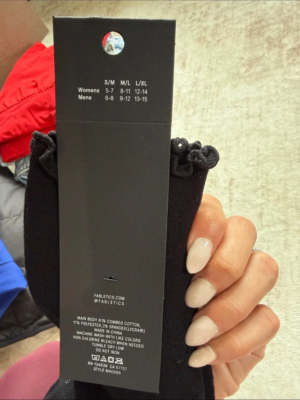 Fabletics black size