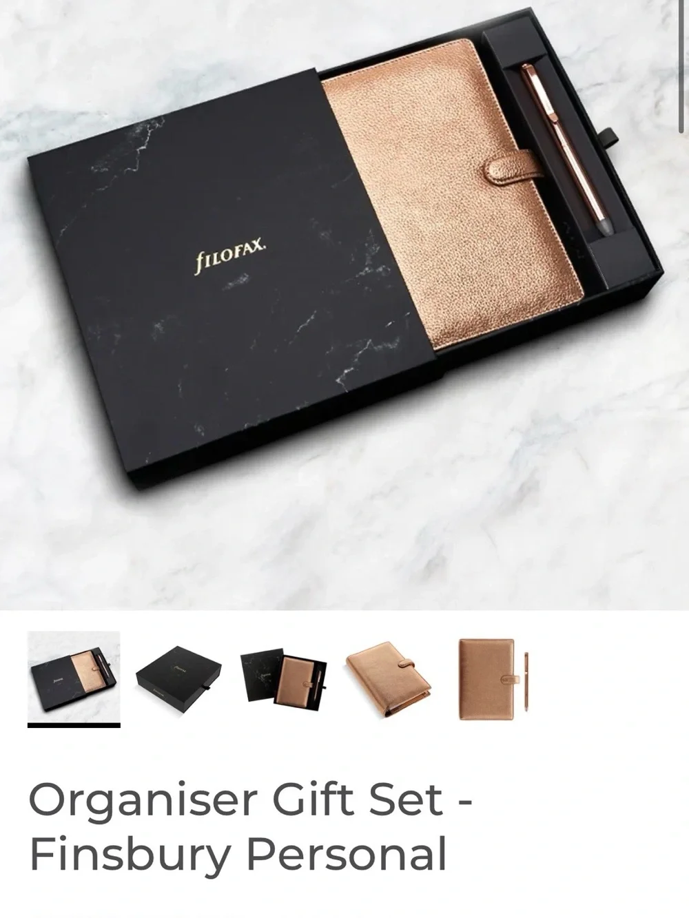 filoFAX sleek metallic
