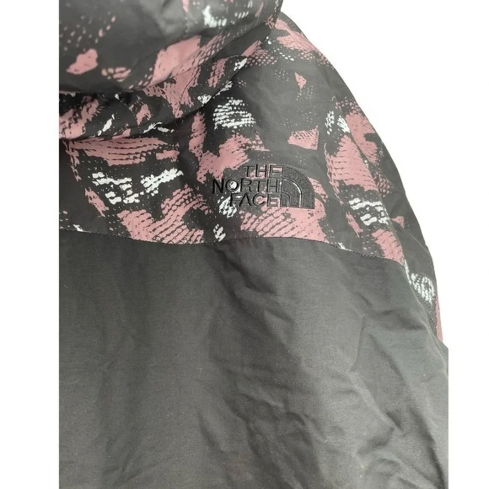 The North Face Snowboard Jacket Balfron XXL Black Pink Camo New