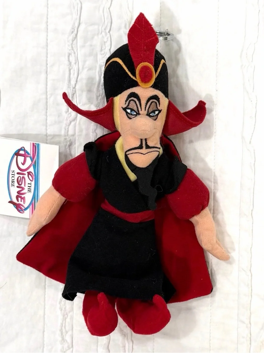 Disney Jafar Plush Key & Card Holder - Red and Black