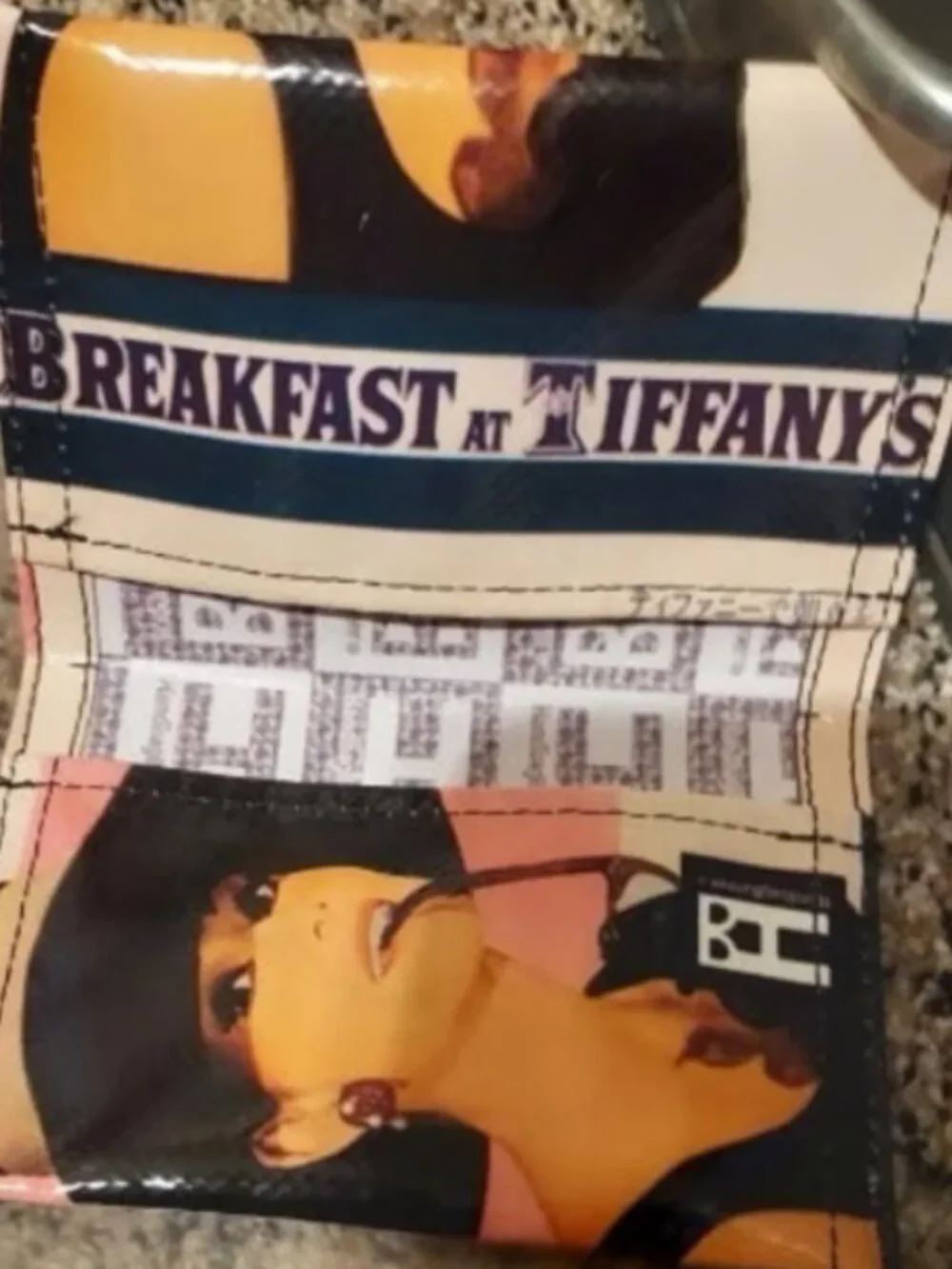 Handbag Banner Tote Purse Audrey Hepburn